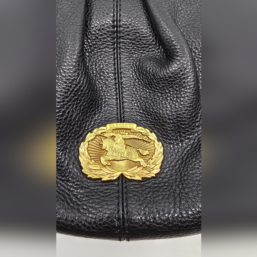 Burberry Prorsum Pebbled Leather Hobo Bag - Picture 2 of 16